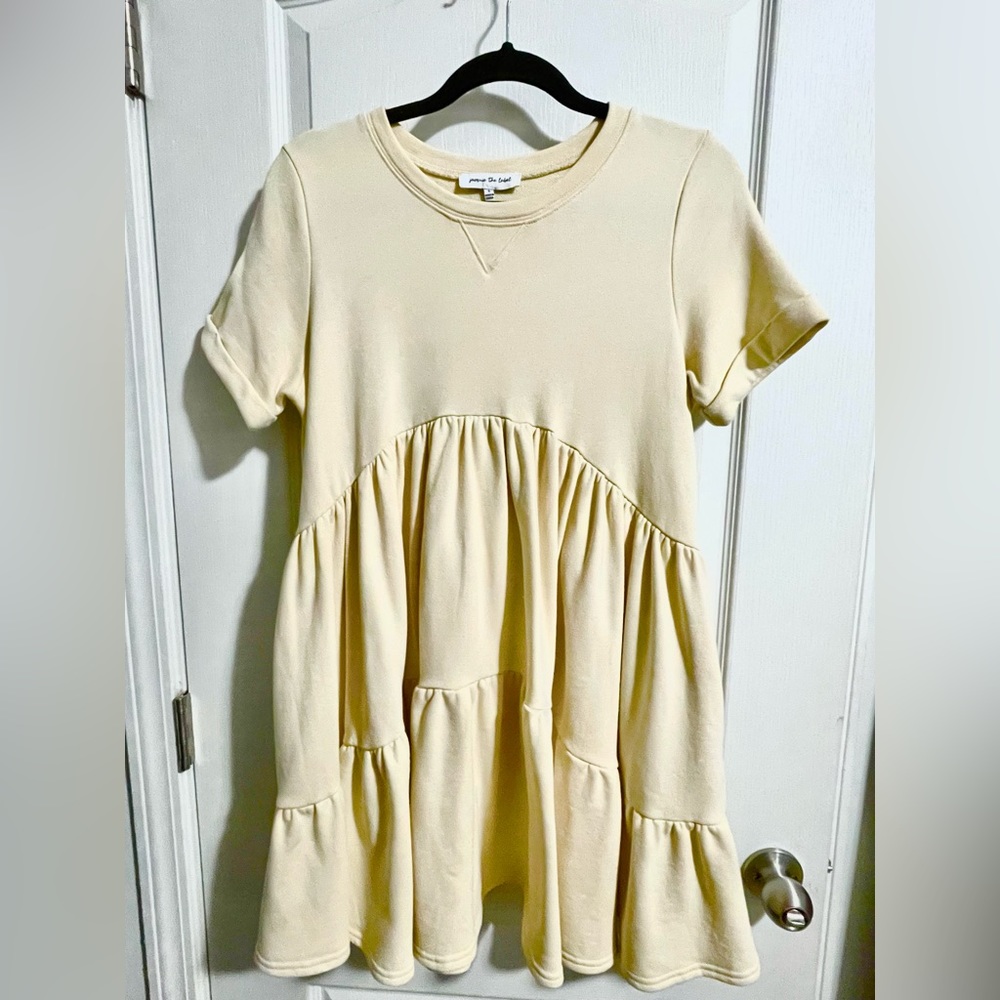 NWT Jacquie the Label Babydoll Sweatshirt Dress